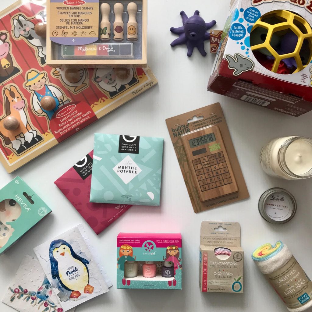Cadeaux de Noël écologiques et responsables