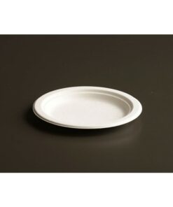 Assiettes Compostables en Bagasse - 6pouces