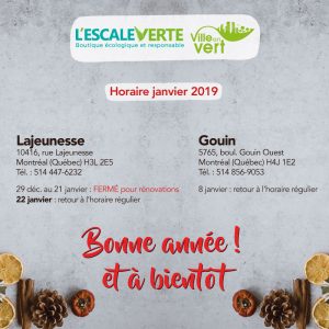 Horaire rénovations