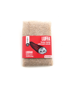 Éponge végétale entièrement naturelle (un luffa entier)